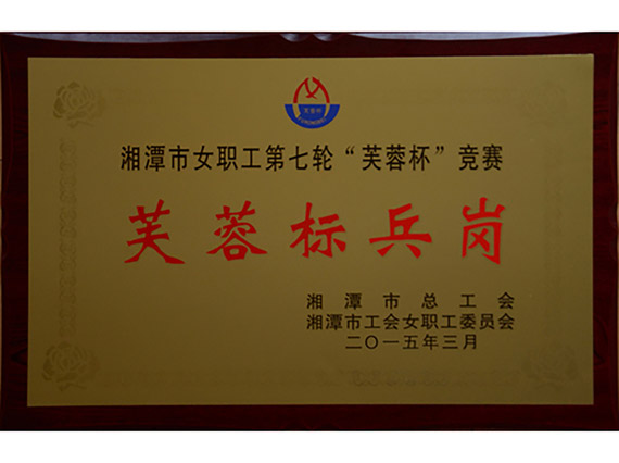 熱烈祝賀【韶山恒旺】榮獲&ldquo;湘潭市芙蓉標(biāo)兵崗&rdquo;稱號(hào)！